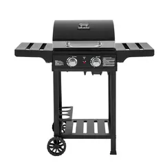 MR BEEF - Asador A Gas 2 Quemadores Con Bandeja 106x104x57cm Plus Mr. Beef