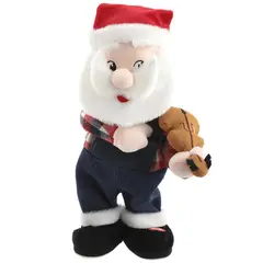 DEAR SANTA - Muñeco Navideño Papá Noel Bailarín Musical 33 cm Batería