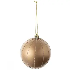 DEAR SANTA - Bola de Navidad Dorada Pintado 8 cm Goldglam