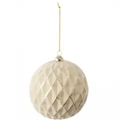 DEAR SANTA - Bola de navidad 10 cm Dorada Navidad