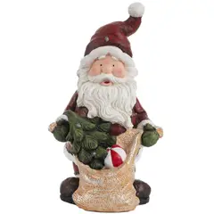 DEAR SANTA - Papá noel con Cesta Árbol Led 36 cm