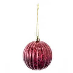 DEAR SANTA - Bola de Navidad Calabaza Burdeo 8 cm Top Secret