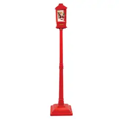 DEAR SANTA - Farol Navideño Papá Noel Nieve Música 156 cm