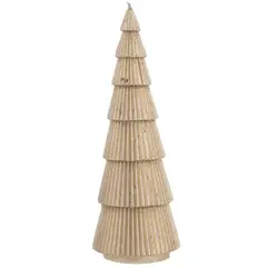 DEAR SANTA - Vela de Navidad Árbol Dorado 22cm