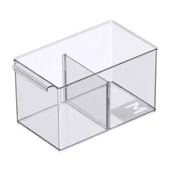 JUST HOME COLLECTION - Caja Organizadora Transparente 15.2x26.9x15 cm