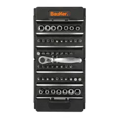 BAUKER - Set Puntas Atornilladores 53 Piezas
