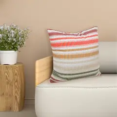 JUST HOME COLLECTION - Cojin Boho Linea 45x45 Multicolor
