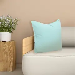 JUST HOME COLLECTION - Cojin Nordico Liso 45x45 Cm Turquesa