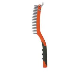 BAUKER - Cepillo Alambre De 13.5 Pulg Raspador