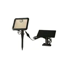 HALUX - Estaca Panel Solar 300 Lumenes Luz Fria Negro