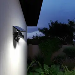 HALUX - Reflector Solar Pared 350 Lúmenes Negro