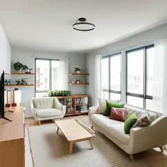 JUST HOME COLLECTION - Lámpara Techo LED Sant Luz Neutra Negro