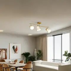 JUST HOME COLLECTION - Barra Norton 3 Luces E27 Dorado