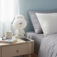 JUST HOME COLLECTION - Lámpara Mesa LED Infantil Perro Blanco