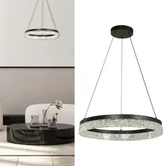 JUST HOME COLLECTION - Lámpara Colgante Led Cura 50cm Luz Cálida