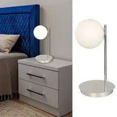 JUST HOME COLLECTION - Lámpara Mesa Celio 1 Luz E27 Cromo