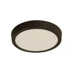 JUST HOME COLLECTION - Plafón LED Manzoni Luz Neutra Café