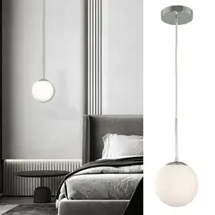 undefined - Lámpara Colgante Celio 1 Luz E27 Cromo