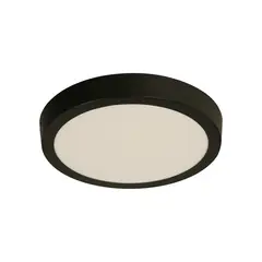 JUST HOME COLLECTION - Plafón LED Manzoni Luz Neutra Negro