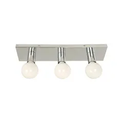 undefined - Aplique Vanity 3 Luces E27 Cromo