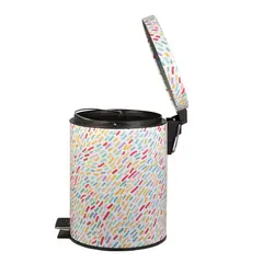 JUST HOME COLLECTION - Papelero 5 Litros Tiras Multicolor