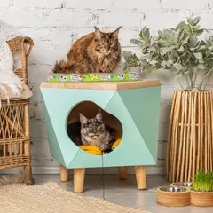 undefined - Rascador Para Gatos 43x21x4cm Pequeño Café