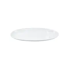 JUST HOME COLLECTION - Plato Ovalado Melamina Blanco con Dip