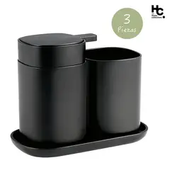 undefined - Set de 3 Piezas Baño Gris