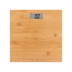 JUST HOME COLLECTION - Balanza Visor Lcd Bambú 180 Kg