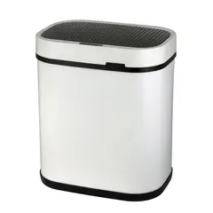 JUST HOME COLLECTION - Papelera con Sensor 12 Litros Blanco