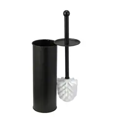 JUST HOME COLLECTION - Cepillo Sanitario Tubo Negro