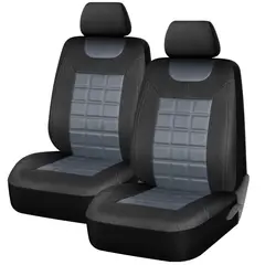 AUTOSTYLE - Cubreasiento Negro/Gris 7 Puestos