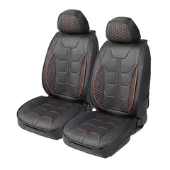 AUTOSTYLE - Cubreasiento Negro/Rojo Plus 5 Puestos