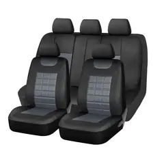 AUTOSTYLE - Cubreasiento Negro Cuadro 5 Puestos
