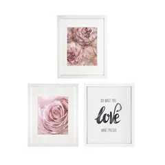JUST HOME COLLECTION - Set 3 Cuadros Deco Lowly 27x35