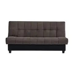 JUST HOME COLLECTION - Sofá Cama 2 Puestos Aurora 186x92x92 cm Café