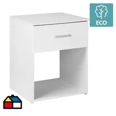 TVILUM - Velador Space 37.6x36x47.2 cm Blanca