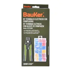 BAUKER - Kit Crimpeadora + Terminales