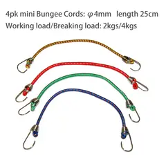 AUTOSTYLE - Bungees 4 Pz 25 Cm