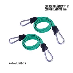 AUTOSTYLE - Bungees 2 Piezas 1mx17mm Metal