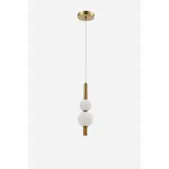 undefined - Lámpara Colgante Led Esfera 10w Dorado
