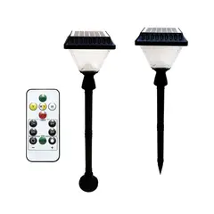 undefined - Estaca Solar Multicolor Con Control 180 Lumenes