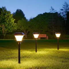 JUST HOME COLLECTION - Estaca Solar Multicolor Con Control 180 Lúmenes