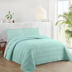 undefined - Quilt Nordico Solid Sencillo Verde
