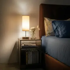 JUST HOME COLLECTION - Lámpara Mesa Lindra Con U1 Luz E27