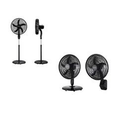 WURDEN - Ventilador 3 En 1 Negro 3 Velocidades