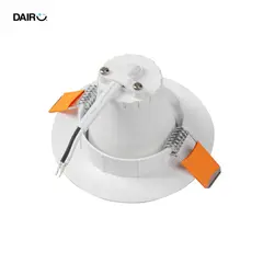 DAIRU - Spot Led Empotrado Circular 5.5w Luz Fria Blanco X2