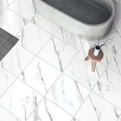 HOLZTEK - Piso Cerámico Doha White 53x53 Caja 2.81 m2