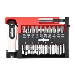 UBERMANN - Set Mecánico 28 Piezas Metri Uber