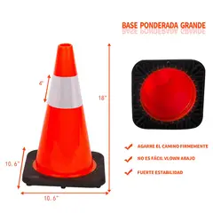 FIXSER - Cono Seguridad 30 Cm